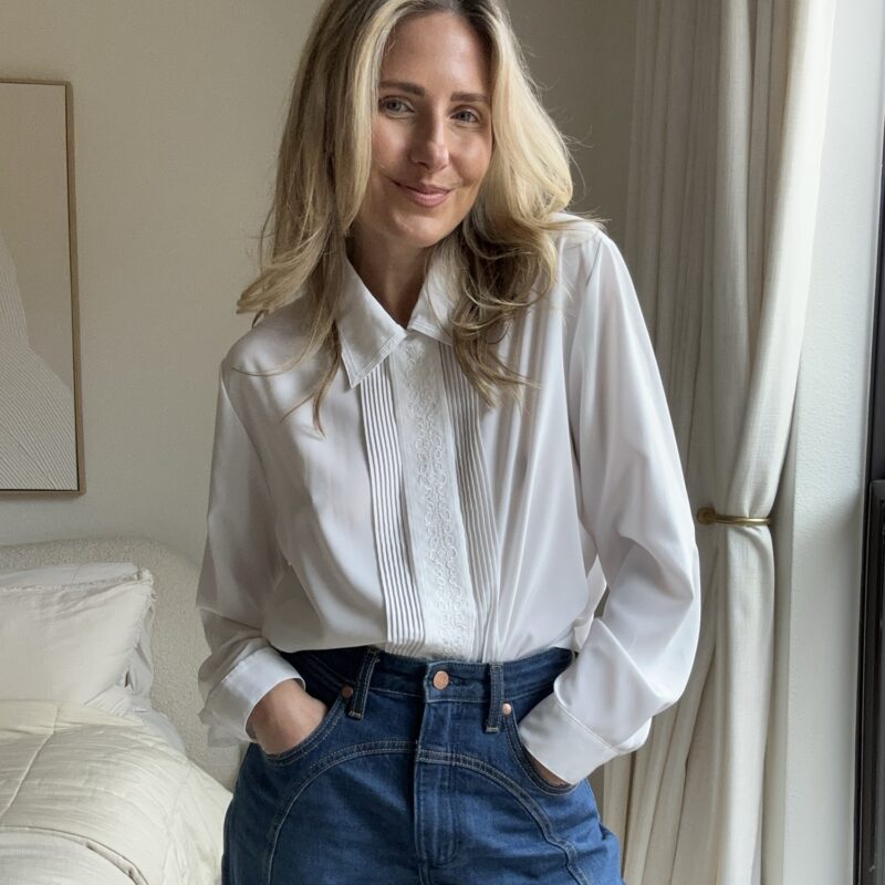 The Classy Lassie Vintage Western Blouse