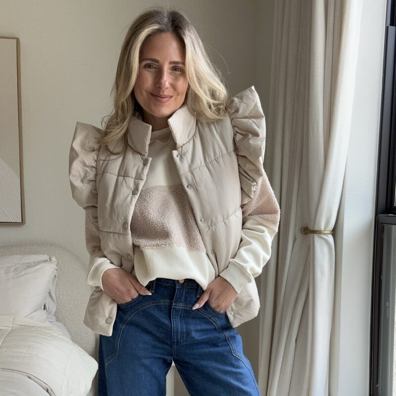 Fair Weather Flirt Quilted Vest