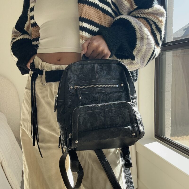 Wrangler’s Roam-mate Leather Mini Backpack