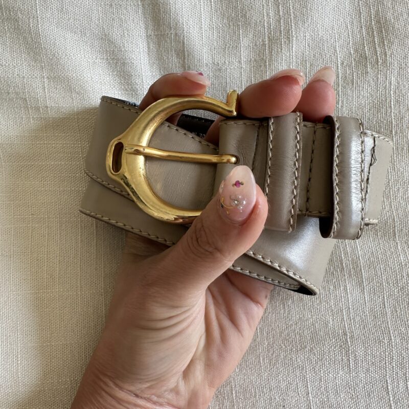 The Italian Thoroughbred Vintage Leather Belt