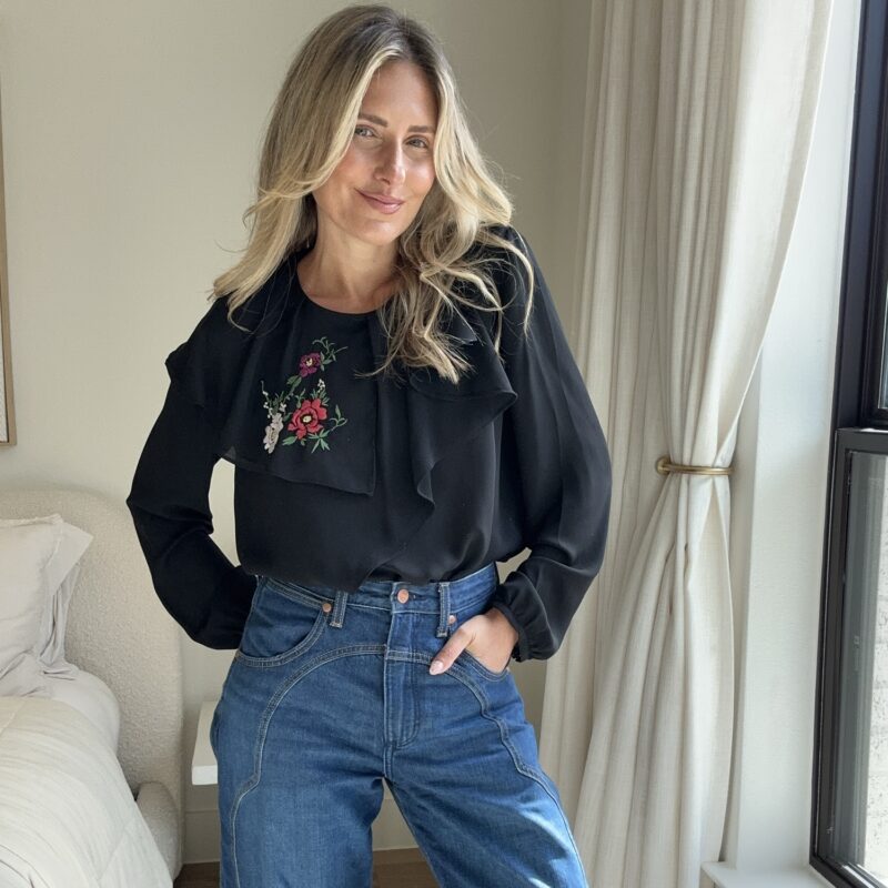 The Picnic Posh Ruffle Blouse