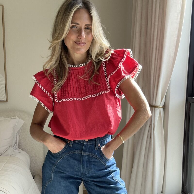 Strawberry Shortcake Ruffle Blouse