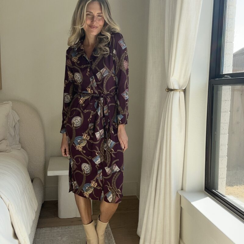 The “Inherited the Stables” Midi Dress by Ralph Lauren