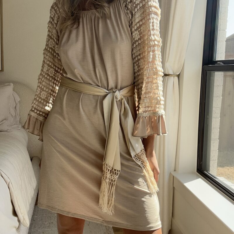 The Silk-y Lasso Vintage Fringe Scarf