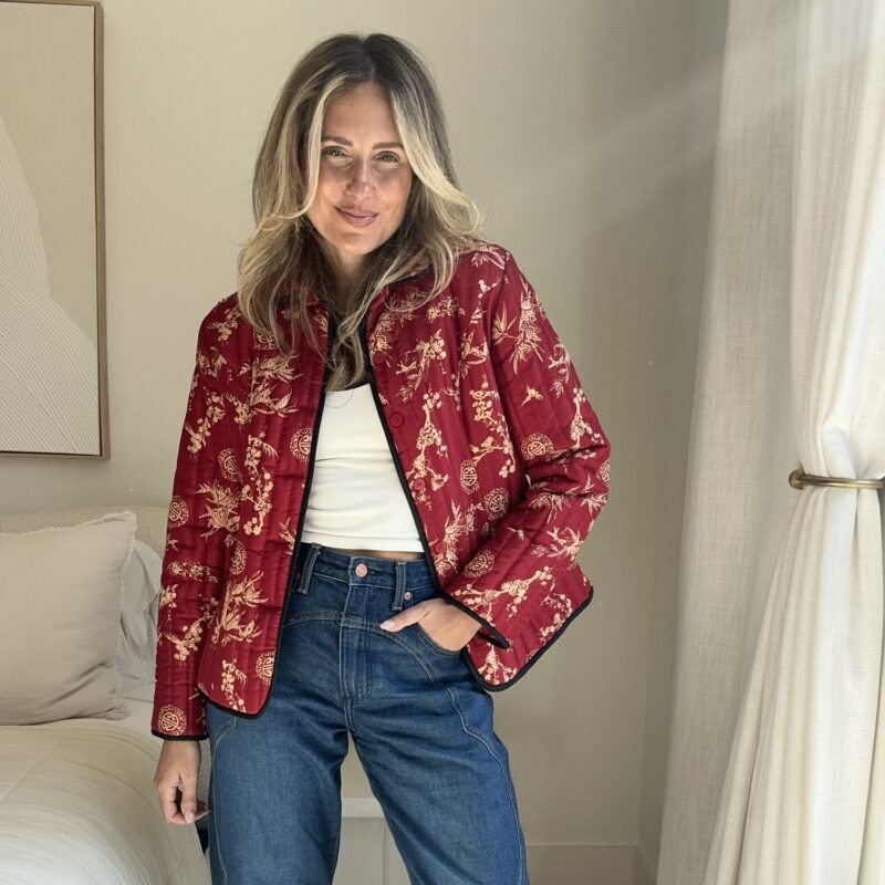 The Silk Road Souvenir Vintage Quilted Jacket