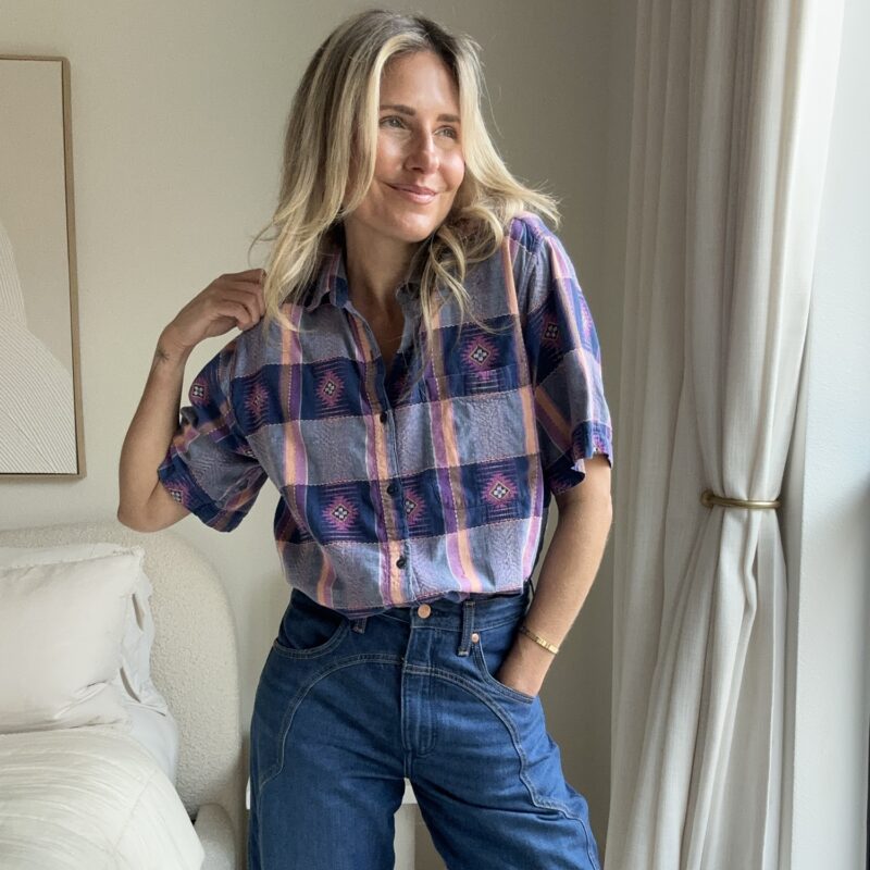 The “Check” Out This Desert Vintage Button-Down