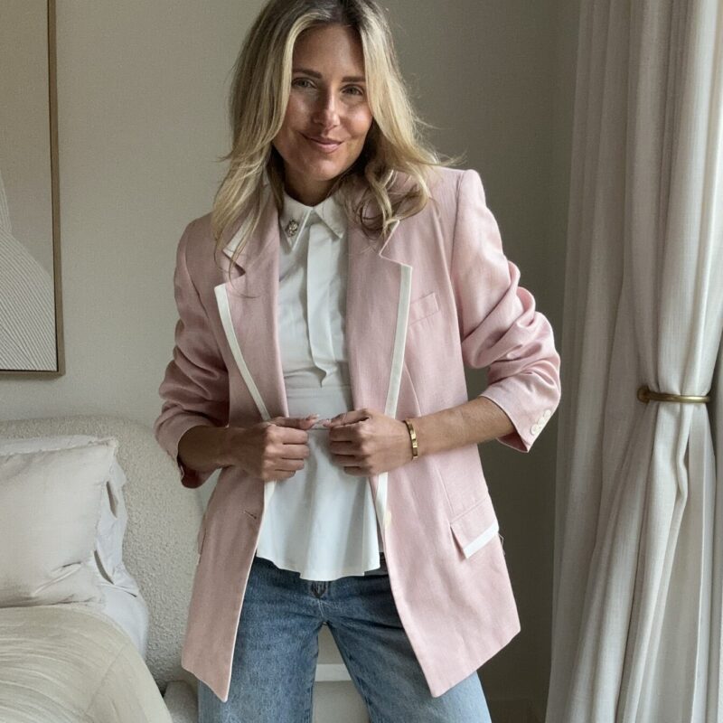 The Rosé All Day (In the Marais) Vintage Blazer