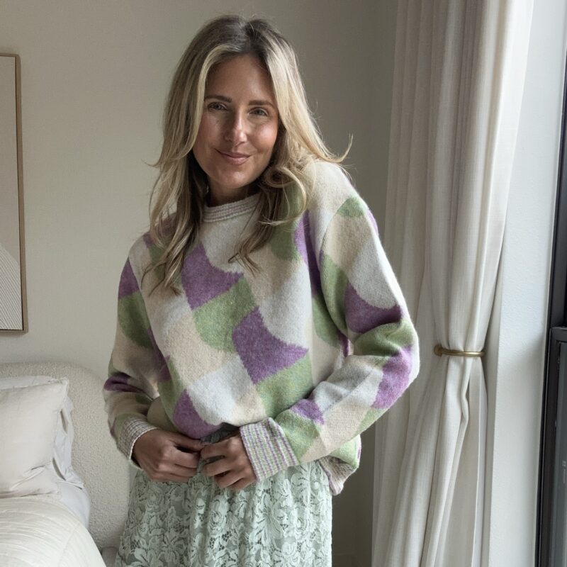 The Lavender and Minty Matcha Sweater