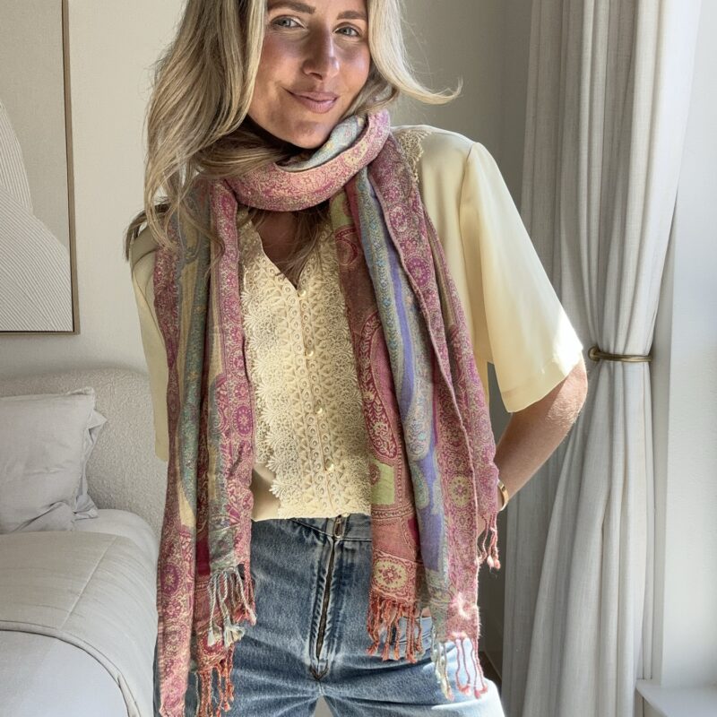 The Zest of the West Vintage Tapestry Scarf