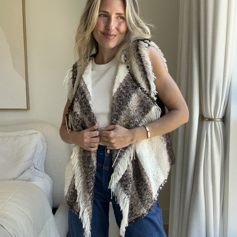 The Rugged Cowgirl Vintage Fringe Vest