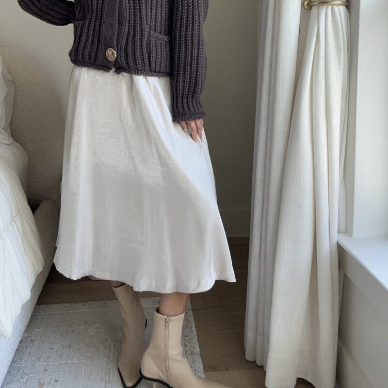 The Liquid Luck Vintage Midi Skirt