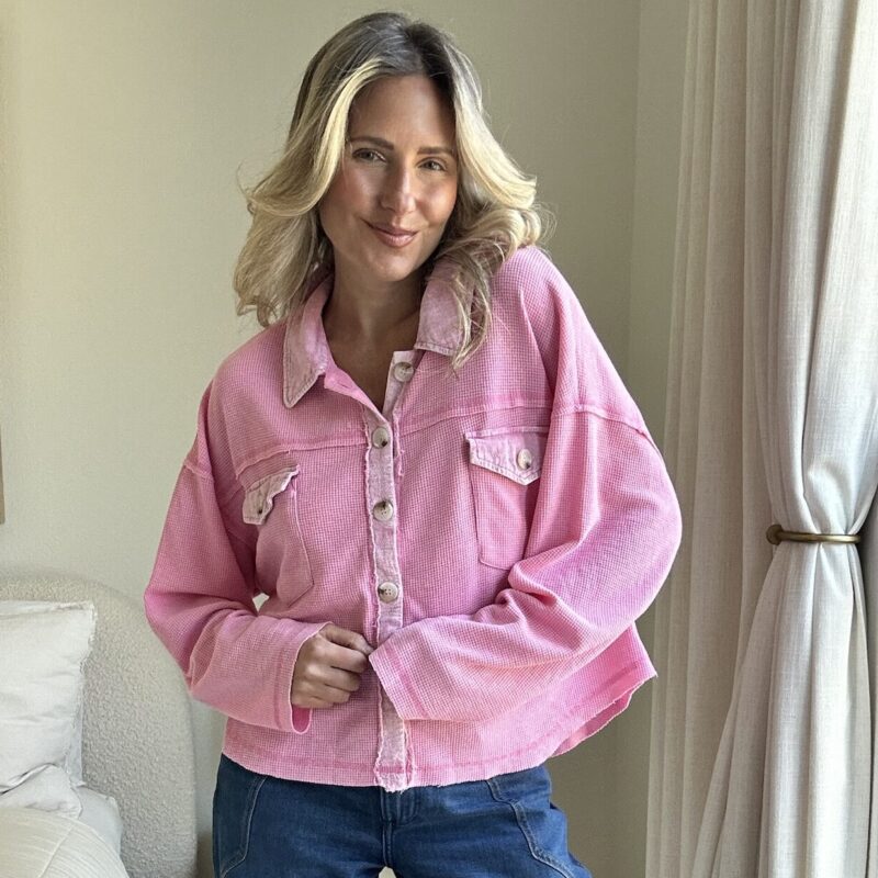 The Waffle Cone Queen Button Down