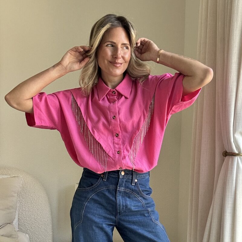 The Starlight & Stirrups Western Blouse