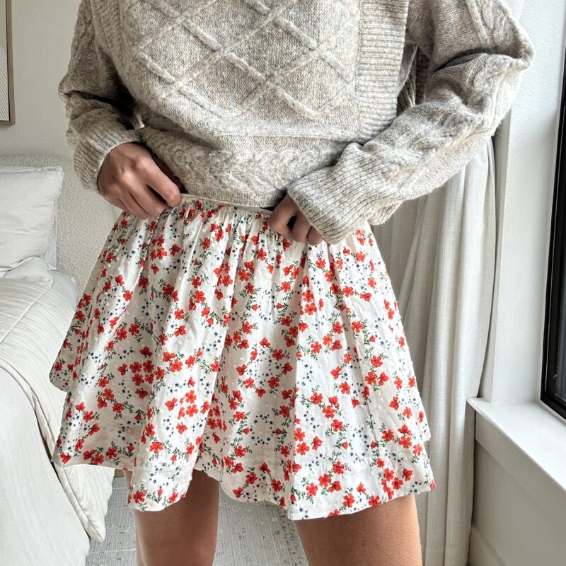 The Poppy Field Playdate Mini Skirt