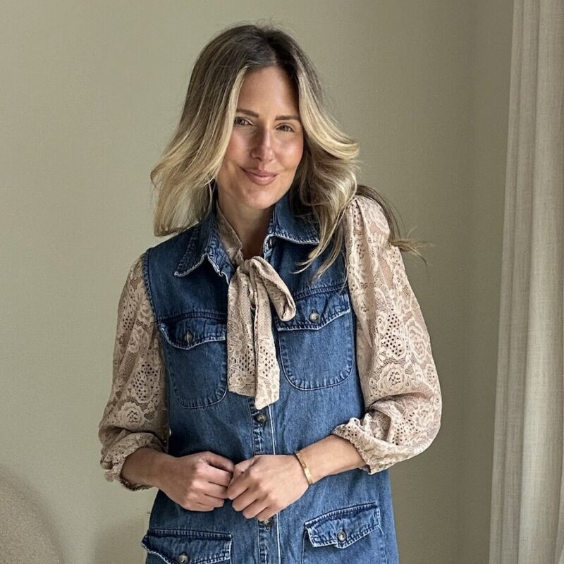 The "Lace Your Bets" Vintage Blouse