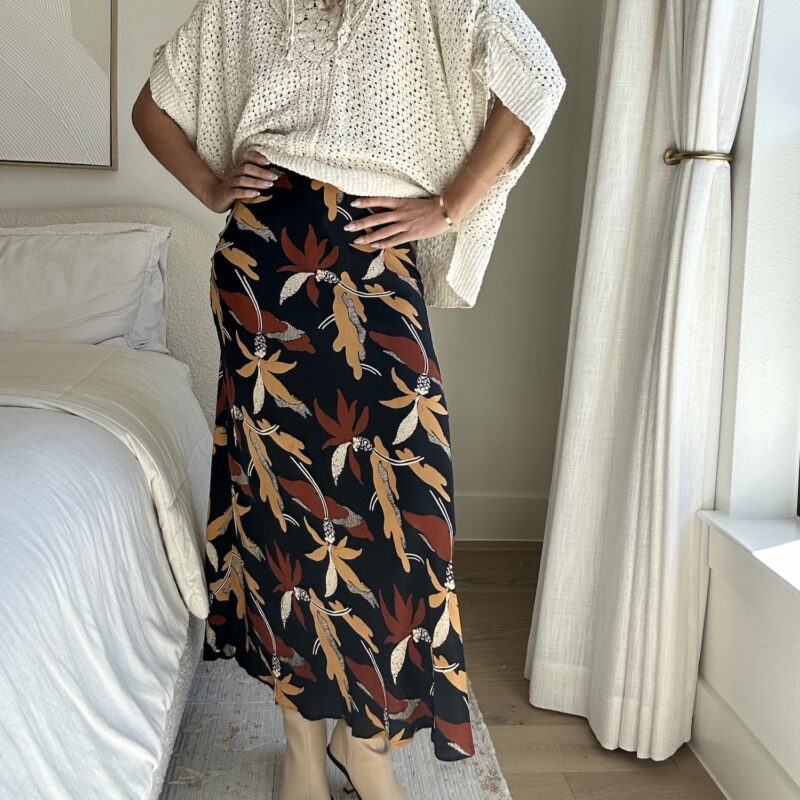 The Silk-Road to Coachella Vintage Midi Skirt