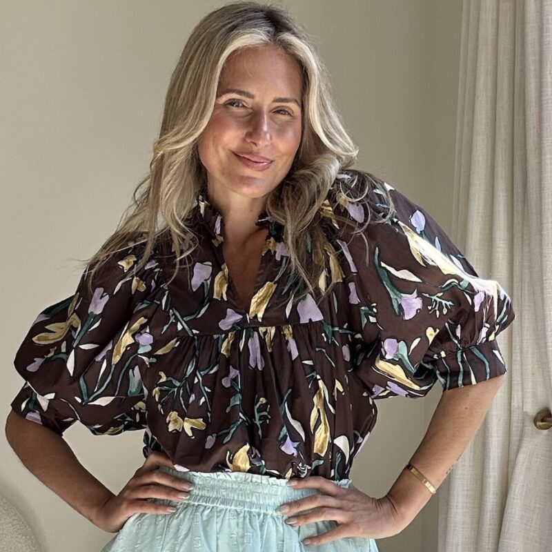 The "Deeply Rooted" Floral Blouse