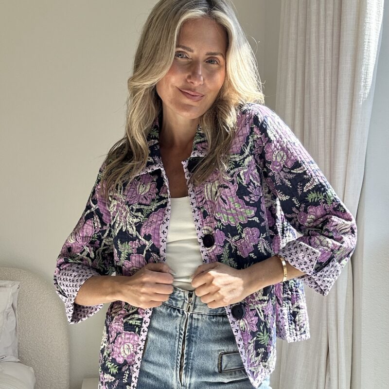 The "Wisteria Walk" Quilted Jacket