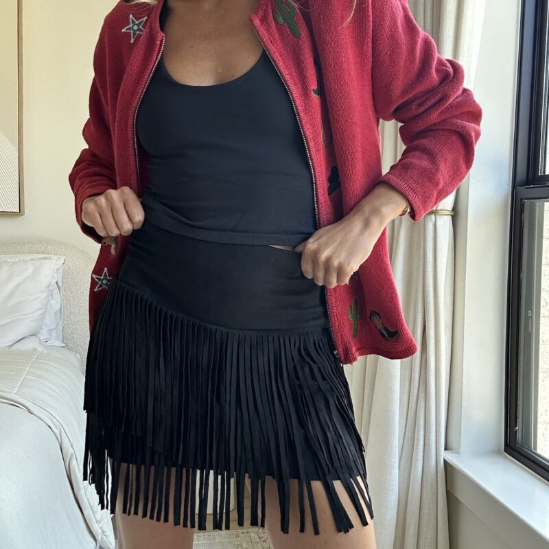 The "Rhythm of the Rodeo" Fringe Skirt