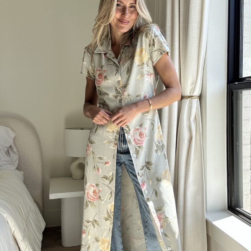 Garden State of Mind Vintage Linen Maxi