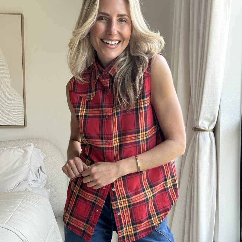 The Apple-Picking Plaid Button-Down