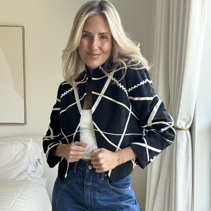 Ribbons on the Rue Vintage Blazer