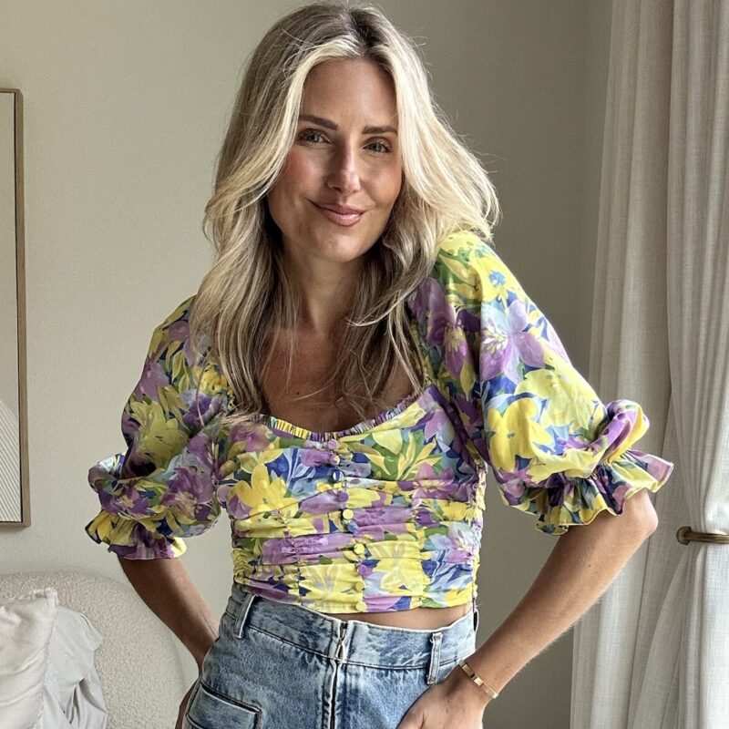 Budding Brilliance Blouse by For Love & Lemons