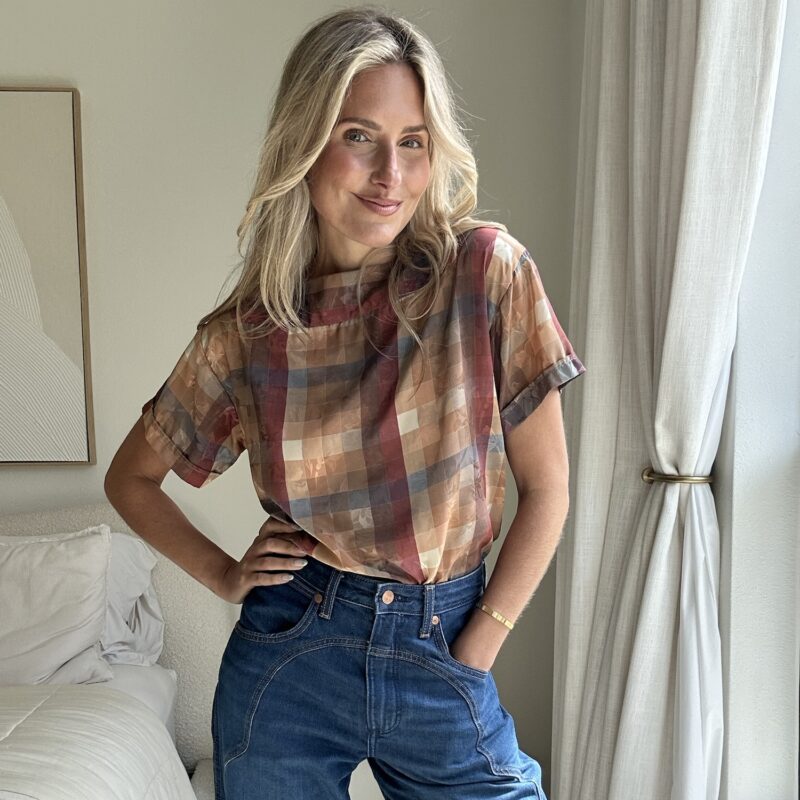 The Wildflower Shadows Vintage Blouse