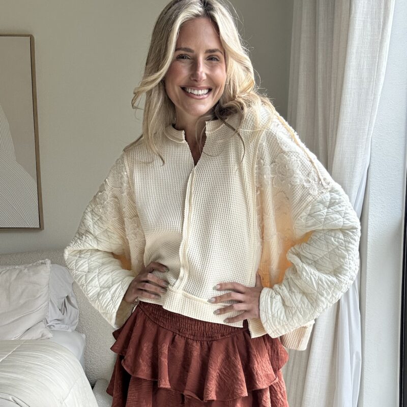 The Quilt-y Pleasure Oversized Sweatshirt