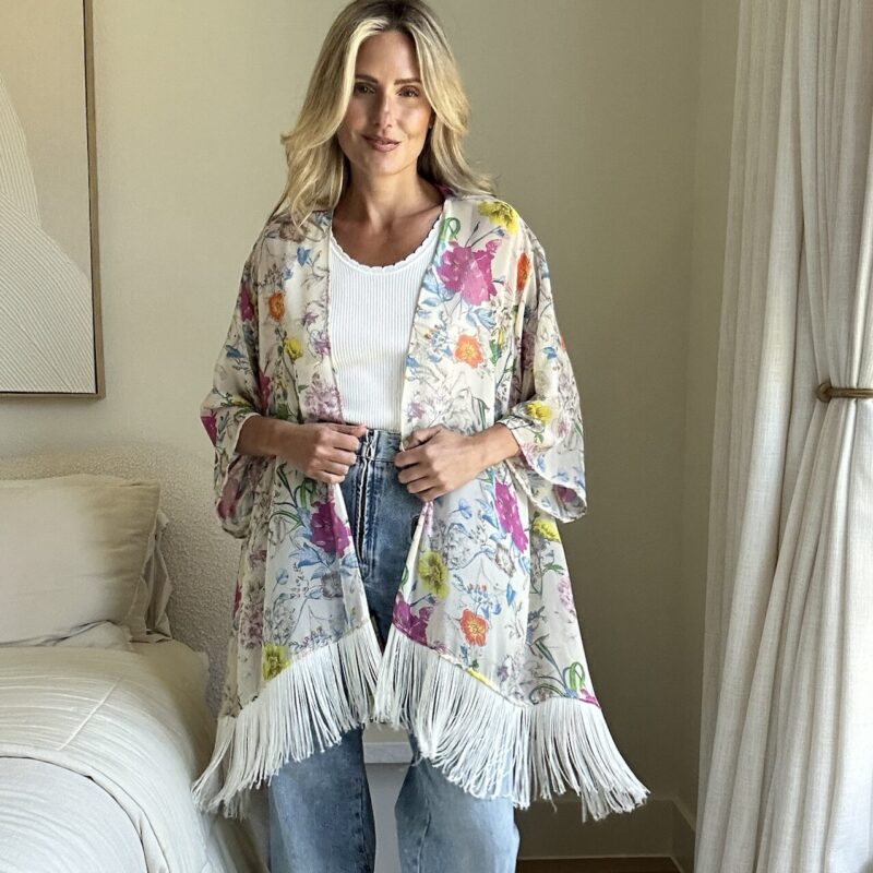 Flower Crowns & Festival Bound Fringe Kimono