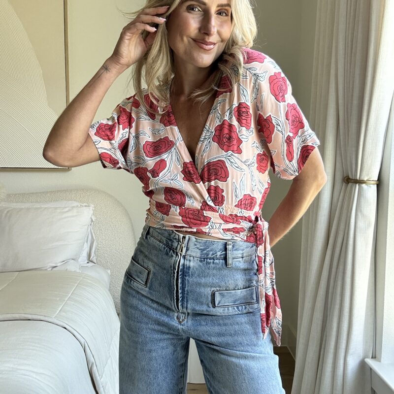 The Wildflower Wrap-Star Blouse
