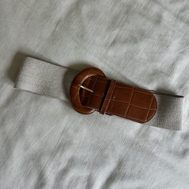 Cinch Your Luck Vintage Leather Waist Belt
