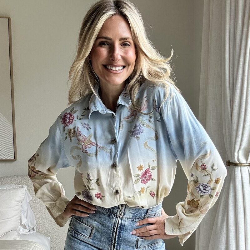 The Angelic Arrival Vintage Blouse