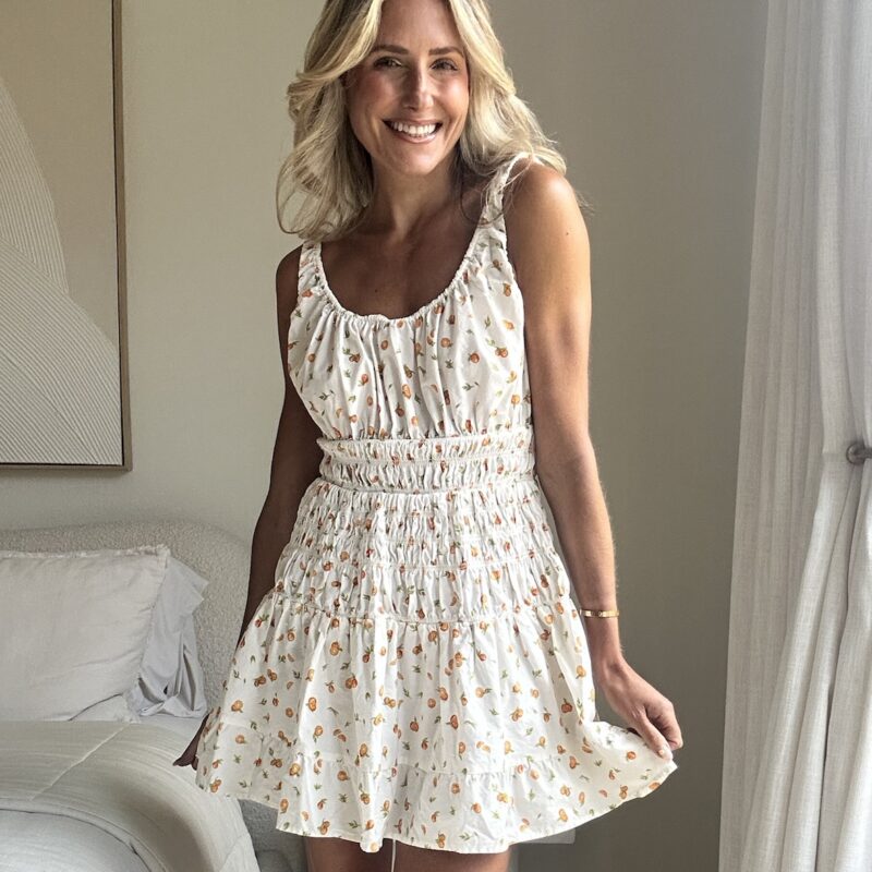 The Florida Fruit Stand Cotton Mini Dress