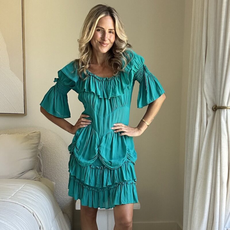 Belle of the Beach-Day Ruffle Dress