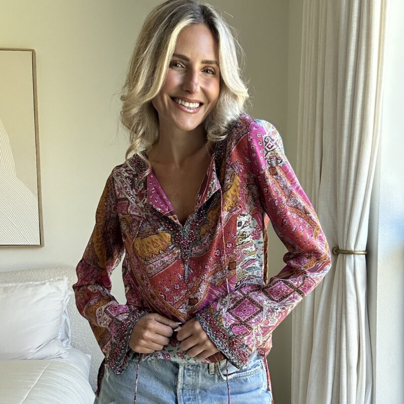 Euro-Summer Essential Vintage Silk Blouse