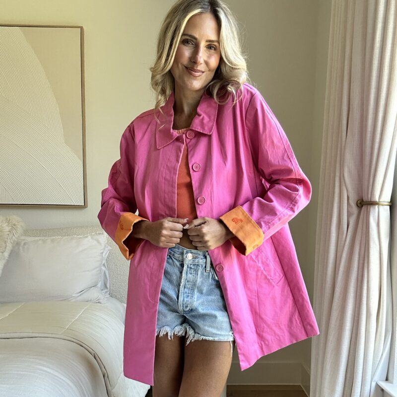 The Cabana Club Vintage Cotton Trench Coat