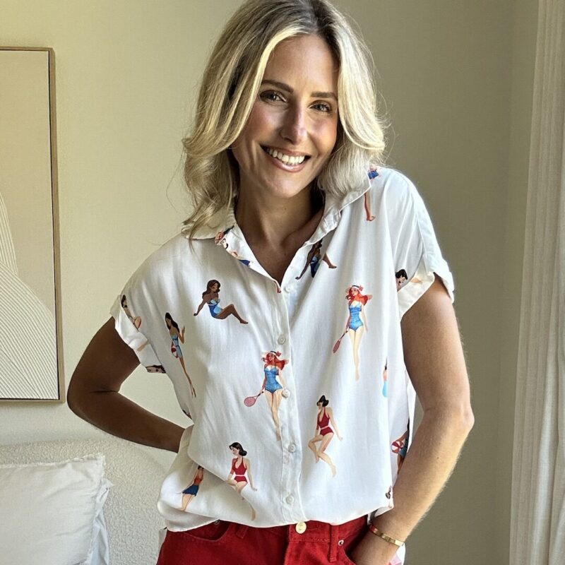 The "Ladies Who Play the Field" Blouse