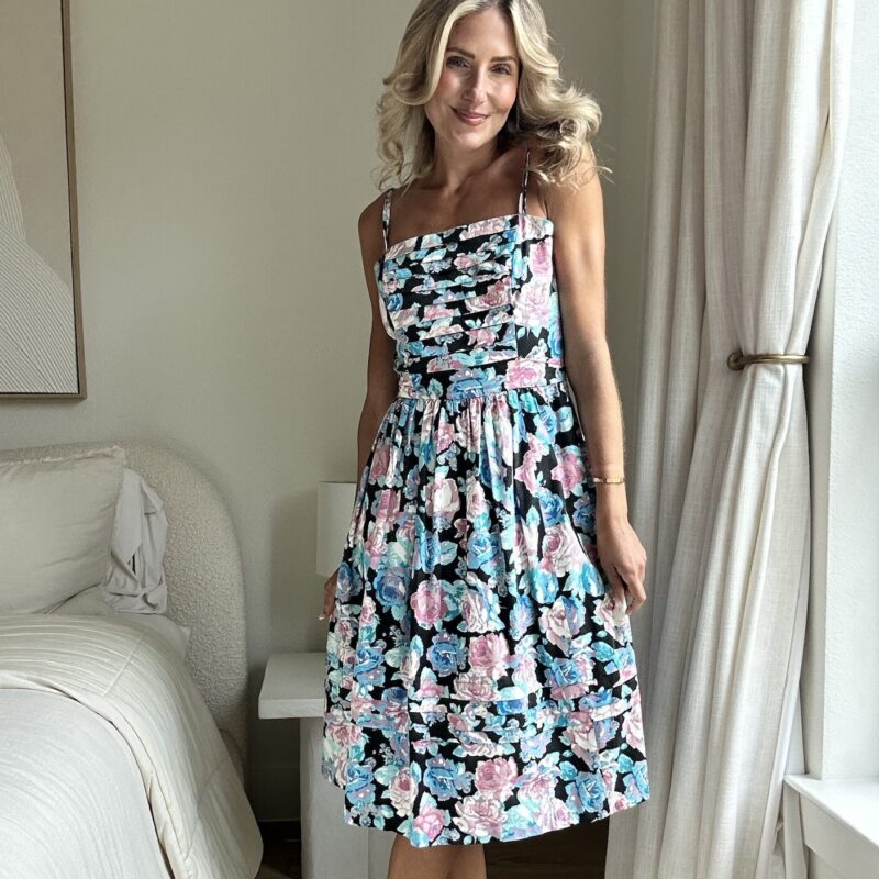 The Peony for Your Thoughts vintage midi dress