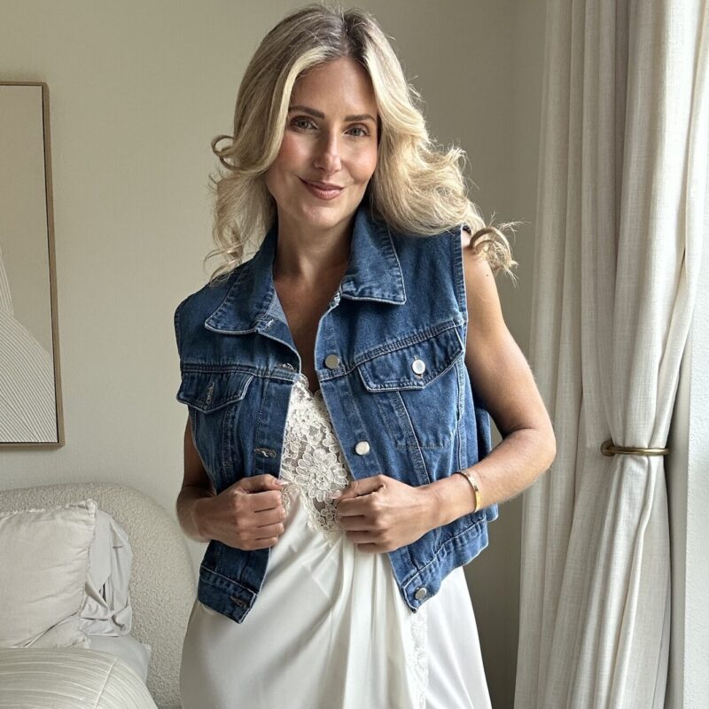 The Tough Love Layer denim vest