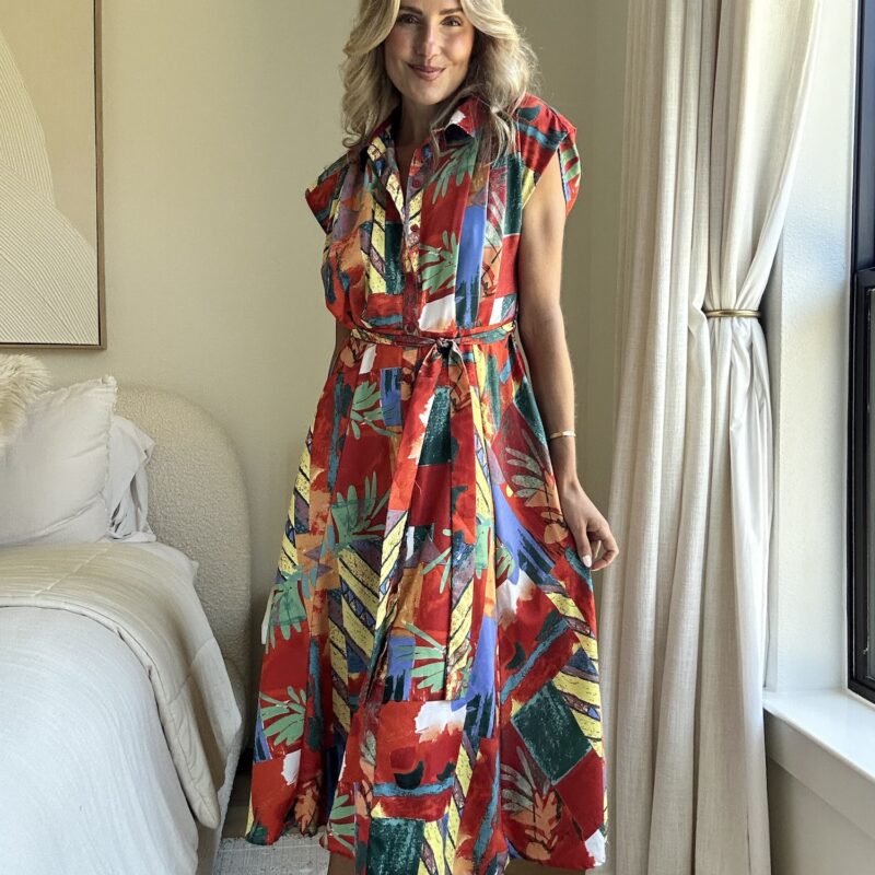 Flamenco Firework Midi Dress