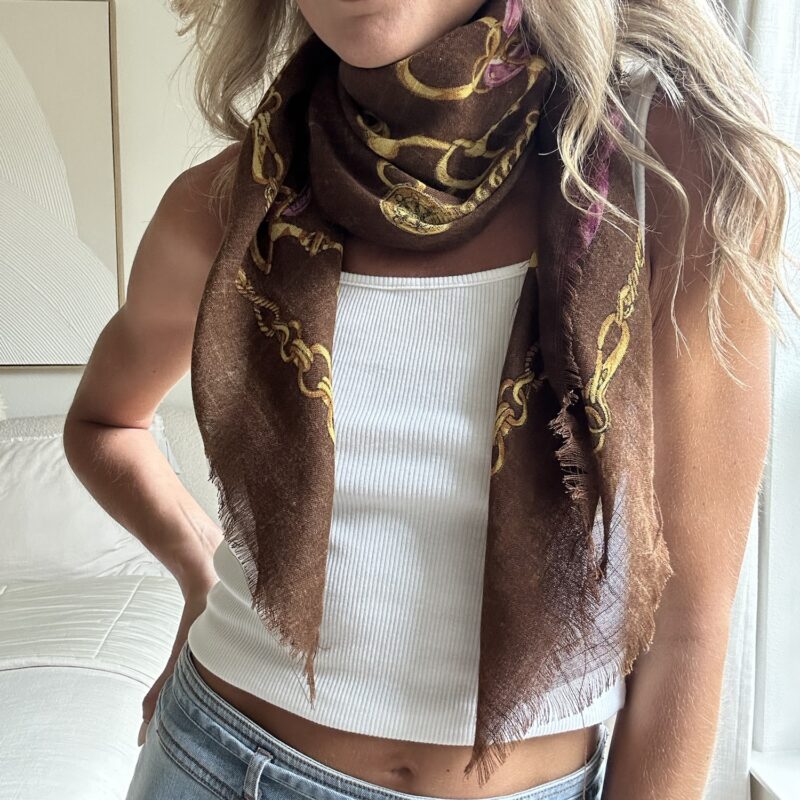 The Bit & Bridle Beauty Equestrian Print Scarf