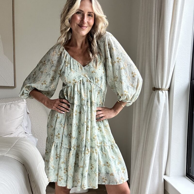 Little Miss Mischief in Bloom Dress
