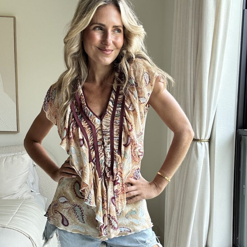 Talk Boho to Me Vintage Blouse