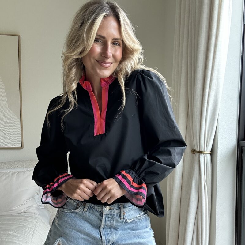 The Aperol O’Clock Ruffle Blouse
