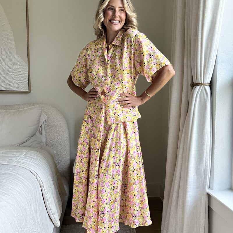The Country Club Scandal Vintage Silk Set
