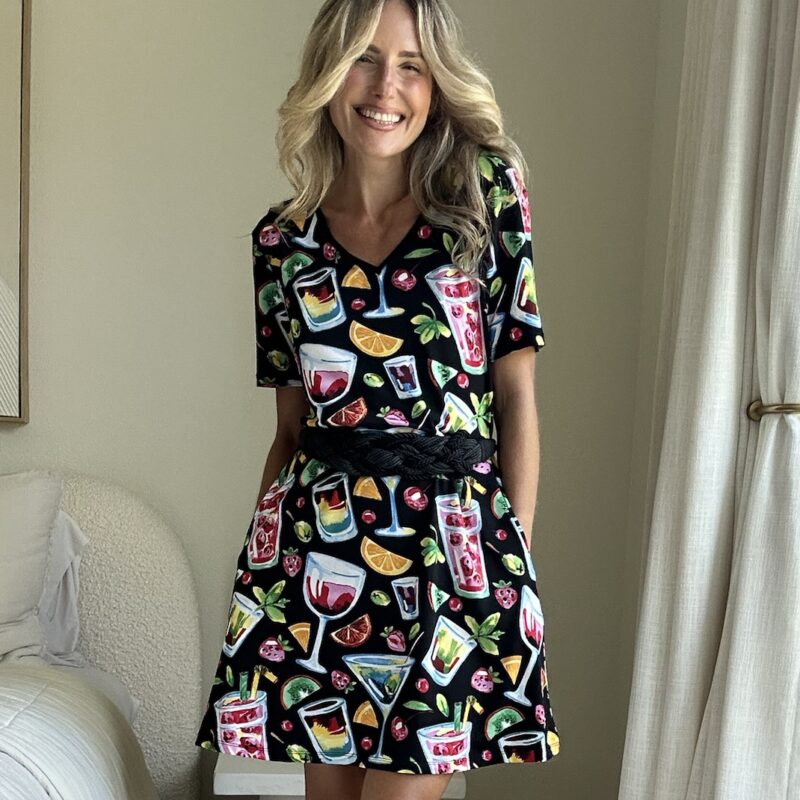 The 5 O'Clock Somewhere Vintage Mini Dress