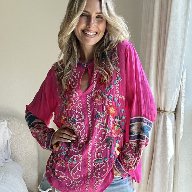Bright Side of Fabulous Boho Blouse by Johnny Was