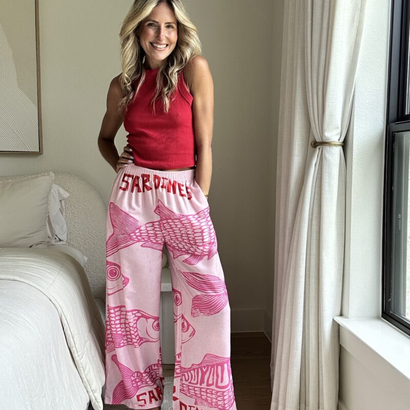 The Pink Sardine Summer Wide-Leg Pants