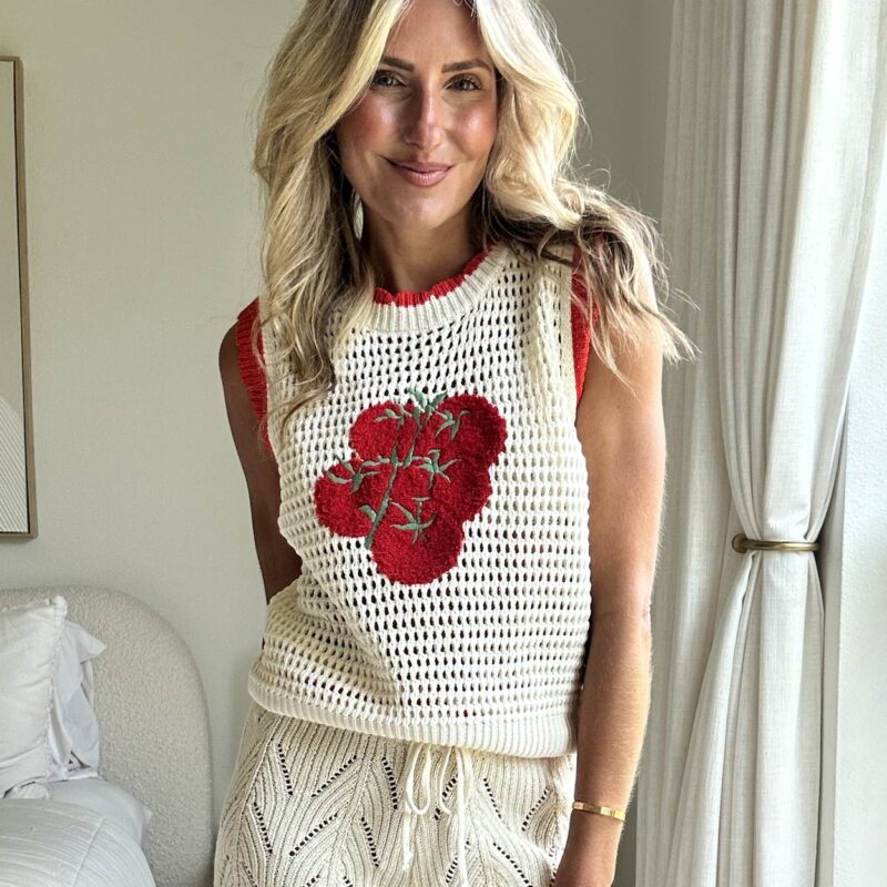 The Capri Produce Run Sweater Vest